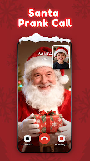 Noel Baba sahte arama şakalar ekran görüntüsü