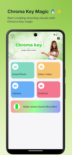 Chroma key Image-Video Creator ekran görüntüsü