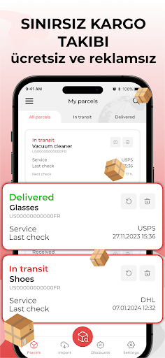 TrackGlobal: Kargo Takip ekran görüntüsü
