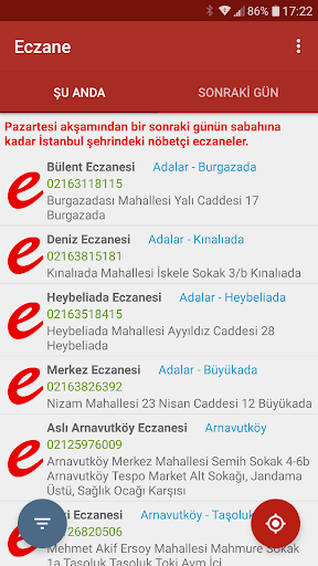 Nöbetçi Eczane Pro ekran görüntüsü