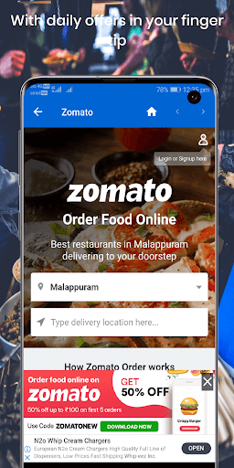 Order Food Online ekran görüntüsü