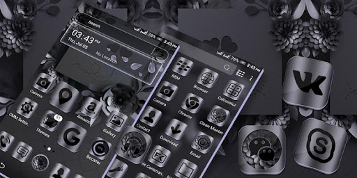 Night Mode Launcher Theme ekran görüntüsü