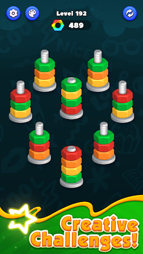 Nut Sort Puzzle ekran görüntüsü