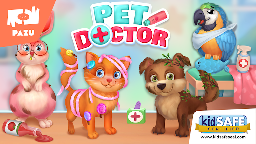 Pet Doctor Care games for kids ekran görüntüsü
