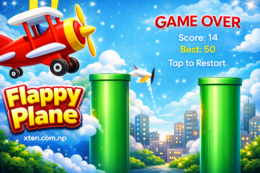 Flappy Plane:Tap to Fly Arcade ekran görüntüsü