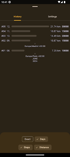TrekTrack Step Counter ekran görüntüsü