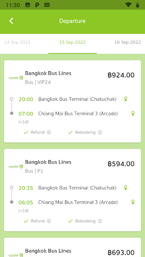 Bangkok Bus Lines ekran görüntüsü