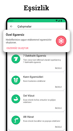 7 Dakika HIIT Antrenmanı ekran görüntüsü