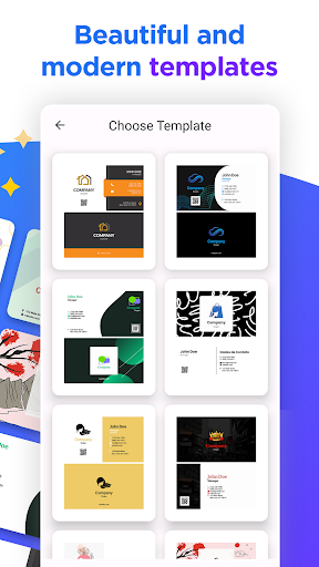 Business Card Maker: Logo & QR ekran görüntüsü