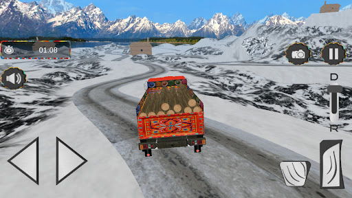 Indian Truck Mountain Driving ekran görüntüsü