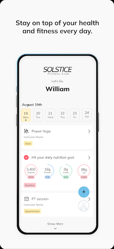Solstice Fitness Club ekran görüntüsü