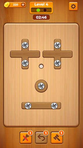 Wood Puzzle - Bolts And Screw ekran görüntüsü