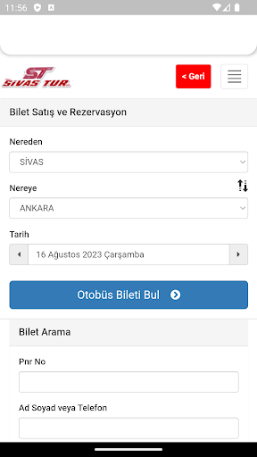 Yeni Sivas Turizm ekran görüntüsü