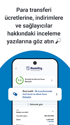 Para Transferi Karşılaştırması ekran görüntüsü