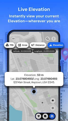 Map Area Measure & GPS Tools ekran görüntüsü