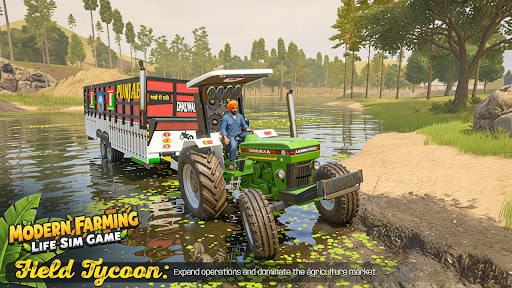 Modern Farming Life Sim Game ekran görüntüsü