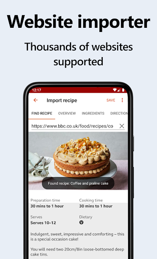 Recipe Keeper ekran görüntüsü