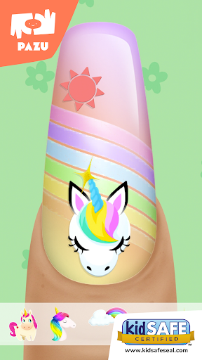 Girls Nail Salon - Kids Games ekran görüntüsü