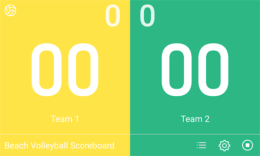 Beach Volleyball Scoreboard ekran görüntüsü