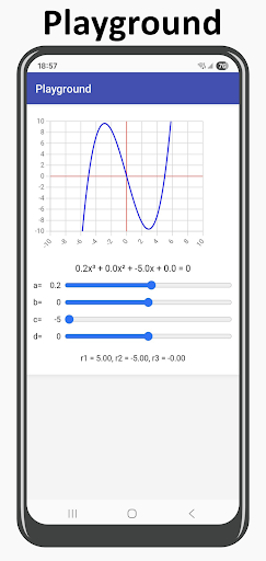 Cubic equation solver ekran görüntüsü