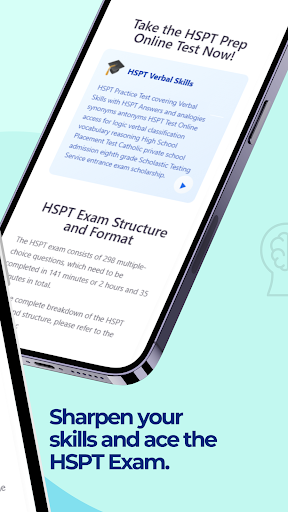 HSPT Practice Test ekran görüntüsü
