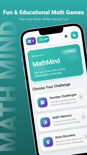 Math Mind - Challenges ekran görüntüsü