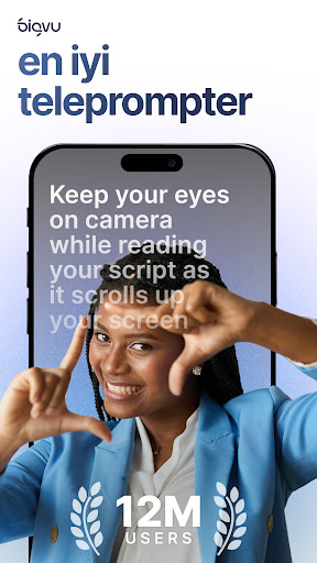 Teleprompter & Captions BIGVU ekran görüntüsü