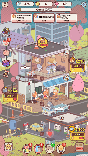 My Cat Tower : Idle Tycoon ekran görüntüsü