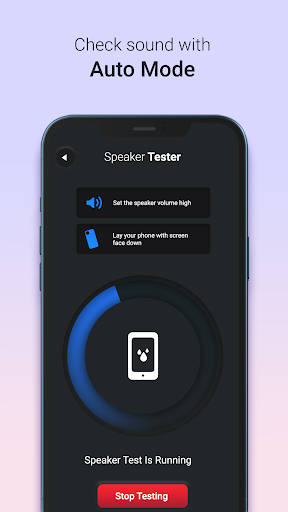 Speaker Check: Sound Problems ekran görüntüsü