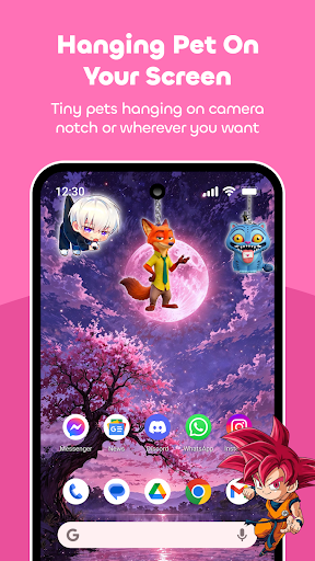 Barpie: Status Bar, Notch Pets ekran görüntüsü