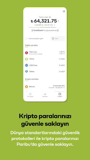 Paribu | Bitcoin - Kripto Para ekran görüntüsü