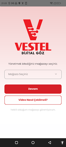 Vestel Dijital Göz ekran görüntüsü