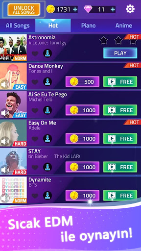 Dancing Piano: Music EDM Tiles ekran görüntüsü