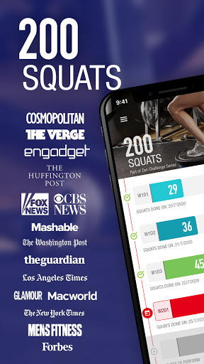 0-200 Squats Legs Trainer ekran görüntüsü