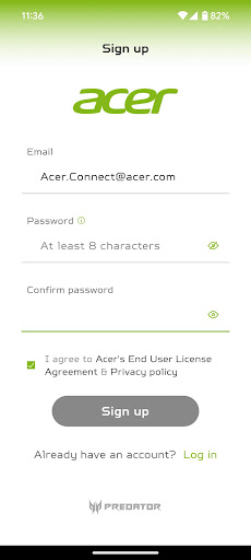 Acer Connect ekran görüntüsü