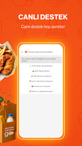Trendyol Go: Yemek, Market, Su ekran görüntüsü