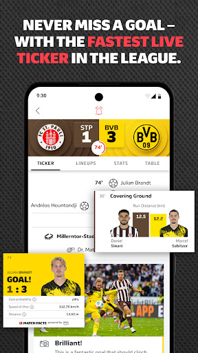 Bundesliga: Live Soccer Scores ekran görüntüsü