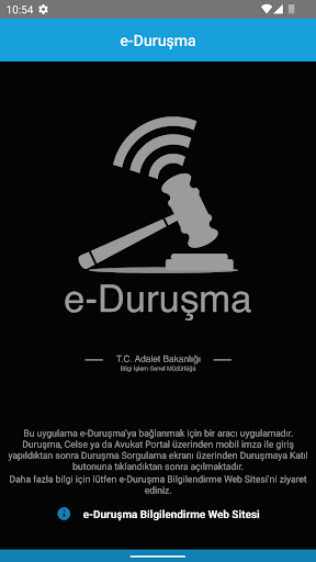 e-Duruşma ekran görüntüsü