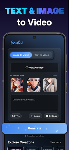 AI Anime Video Maker - GenAni ekran görüntüsü