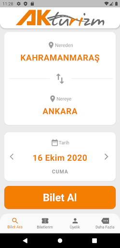 Ak Turizm ekran görüntüsü