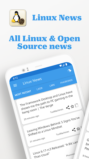 Linux News: Open Source & Tech ekran görüntüsü