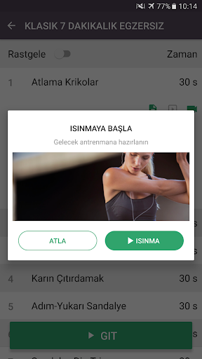 Ev Egzersizleri - Fitness ekran görüntüsü