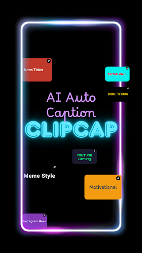 ClipCap: AI Auto caption ekran görüntüsü
