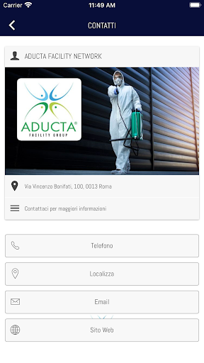 ADUCTA FACILITY NETWORK ekran görüntüsü