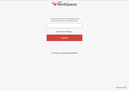 Amazon WorkSpaces ekran görüntüsü