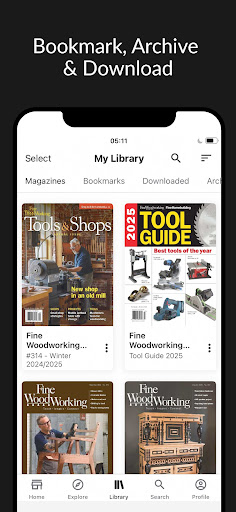 Fine Woodworking Magazine ekran görüntüsü