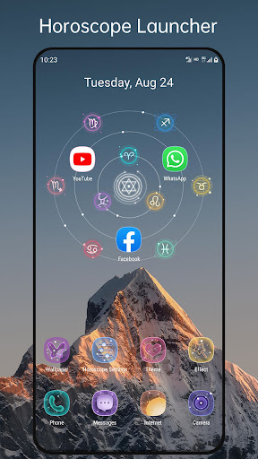 Horoscope Launcher - star sign ekran görüntüsü
