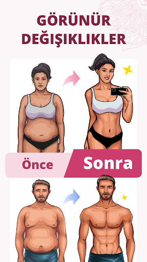 Kilo Kaybı İçin Yoga, Asana ekran görüntüsü
