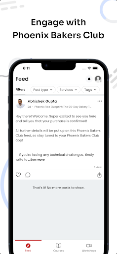Phoenix Bakers Club ekran görüntüsü