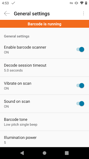 Barcode ekran görüntüsü